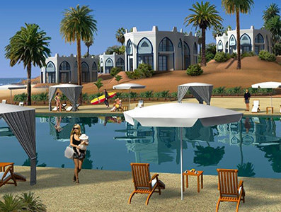 Projekt Bungalow Resort Hotel Tunesien 5*