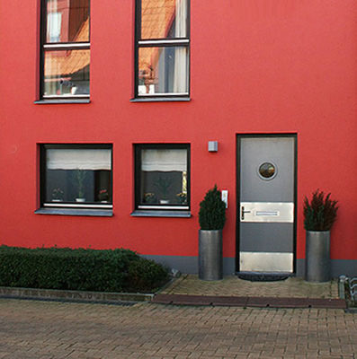 Fassadendetail Packhäuser The City of Tomorrow, Malmö, Schweden